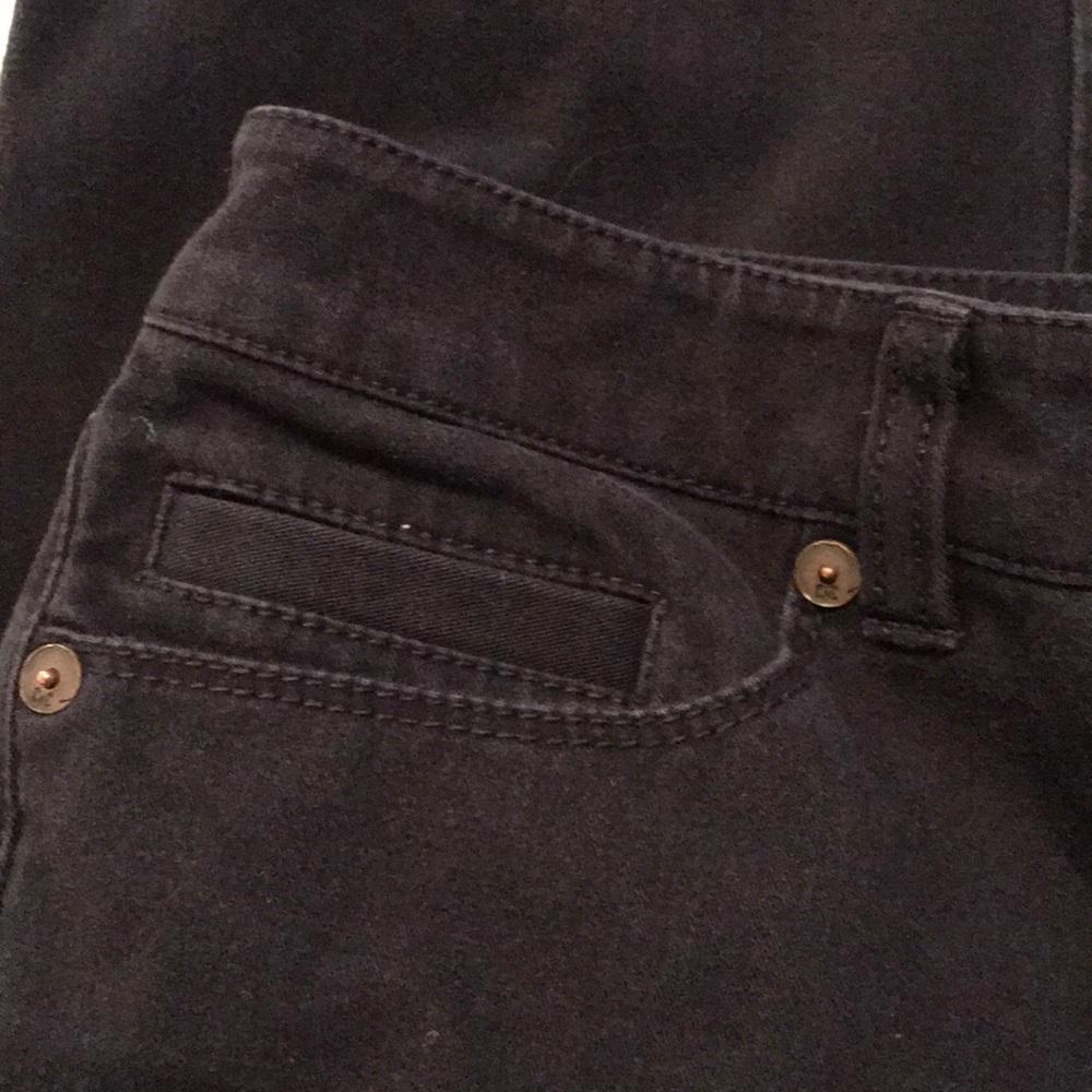 {Coldwater Creek} Natural Fit Kick Crop Pants 8 - Picture 4 of 7